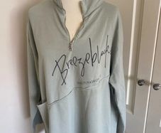 Sage cotton top size 18 - made in Italy