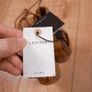 Zara Brown Tan Woven Lace-Up Gladiator Block Heel Sandals 6UK/39EU Image 3