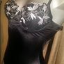 Intimate Collection Always&Forever black embroidered body suit thong size UK8 EUR36 cup UK34B EUR75B Postage included Image 2