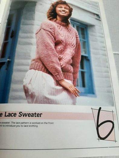 New vintage knitting book with 10 knitting patterns