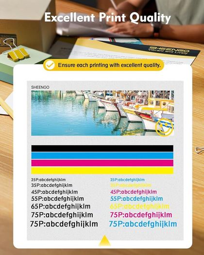 301XL Ink Cartridges Combo Pack Remanufactured for HP 301 301XL Ink Cartridges Black and Colour for Envy 4500 5530 5532 4502 4507 DeskJet 2540 2050 OfficeJet 2620 2622 463 2Pack