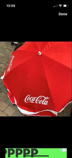 Coca Cola Parasol Genuine Merchandise