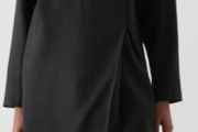 COS midi wrap dress