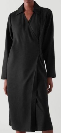 COS midi wrap dress