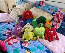 Lidl plush vegetable and fruit toys