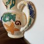 Moorland Pottery Rare Kate Malone Wall Mounted Sponge ware Jug Image 3