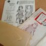 vintage sewing pattern, vintage girls dress, 1950s Image 3