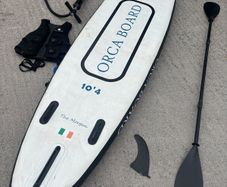 Orca Board 10'4" inflatable stand-up paddle board plus accessories