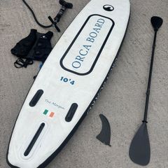 Orca Board 10'4" inflatable stand-up paddle board plus accessories