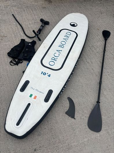 Orca Board 10'4" inflatable stand-up paddle board plus accessories