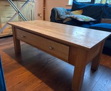Solid wood coffee table