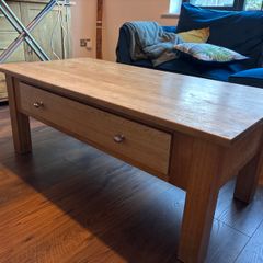 Solid wood coffee table