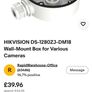 Hikvision Ds-1280zj-dm18 Wall-mount Box For Image 2