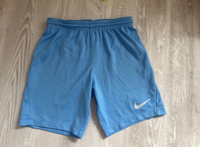 Nike dri fit blue boys shorts 128-137cm size S