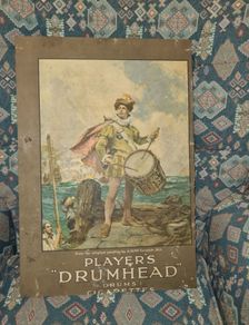 1920's Players Drumhead Cigarette poster