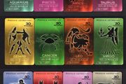 ACMI Set of 12 Astrology Prepaid Call Cards Used