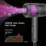 NEW SALE | Hair Dryer with Diffuser & Concentrator 2000W Powerful Ionic Dryer 2 Speed 3 Heat Settings Fast Dry Lightweight for Multi Women Man Hairstyles Image 2