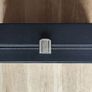 12-Slot Leather Watch Box Organizer with Glass Lid Image 3