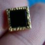 Vintage Alaska Black Stone Tie Pin Image 5