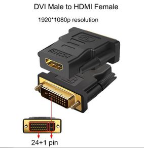 DVI male to HDMI female converter adapter
