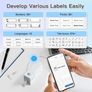 Label Maker Machine with Tape, P31S Portable Bluetooth Label Printer, Wireless Handheld Sticker Maker Mini Label Makers with Multiple Templates for Organizing Storage Barcode Office Home, White Image 5