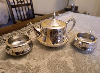 Silver Plated Tea Set.