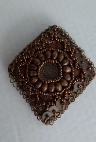 New vintage beaded broach
