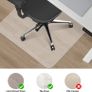 Protective plastic floor mat for office chair Image 5