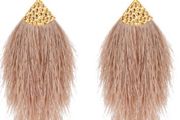 Beige earrings