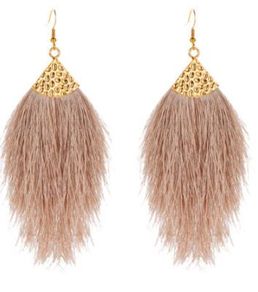 Beige earrings