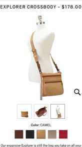 Fossil cross body bag