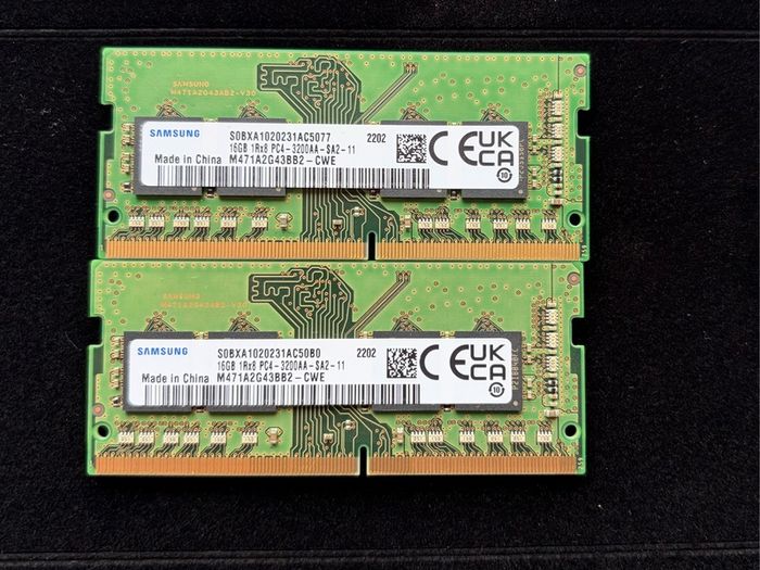 Samsung Ram 32gb Ddr4 3200mhz (2x16gb) M471a2g43bb2-cwe