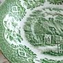 Green and White Transfer Ware Image 7