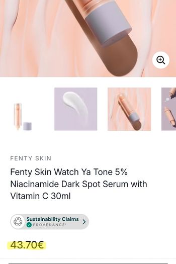 Fenty Skin "Watch Ya Tone" Niacinamide Dark Spot Serum