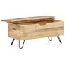 Chest 90x40x45 cm Solid Mango Wood Image 3