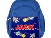 Extra Large 'youth' Rucksack With Personalised Panel - Blue / back to school stationery