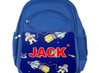 main image for ad Extra Large 'youth' Rucksack With Personalised Panel - Blue / back to school stationery