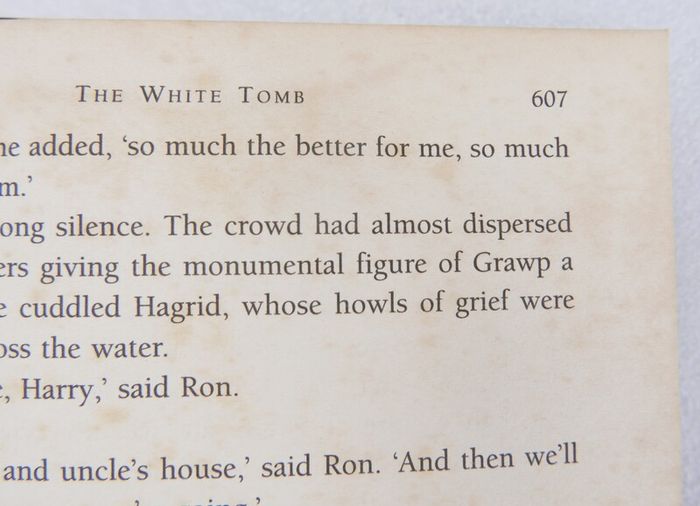 Vintage - Harry Potter and The Half Blood Prince, Rare Misprint, First Edition, J K Rowling, Hardback book