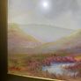 Helen Holness Original Antique Watercolour - Saddle Tor, Dartmoor - Swept Gilt Frame Image 8