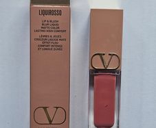 Valentino Liquirosso Matte Lip Lipstick & Blush  in 109R Catch Me If You Can