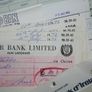 vintage collection of bank checks , receipts, paper collectibles Image 5