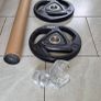 brand new olympic tri grip weight set Image 6