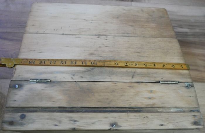 Antique  School Desk, Wooden Writing Slope