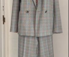 Bnwt boutique brand wide leg trousers suit size 10