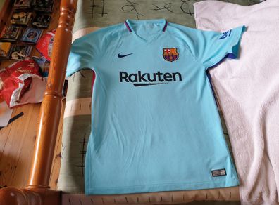 Barcelona Football Club Away Jersey 2017 to 2018 Medium Adult Nike