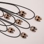 Handmade Tooth Skull Pendant, Skull Necklace Image 6