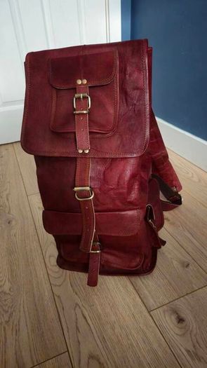 Vintage Genuine Leather Backpack