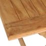 5 Piece Garden Dining Set Solid Teak Wood Image 2
