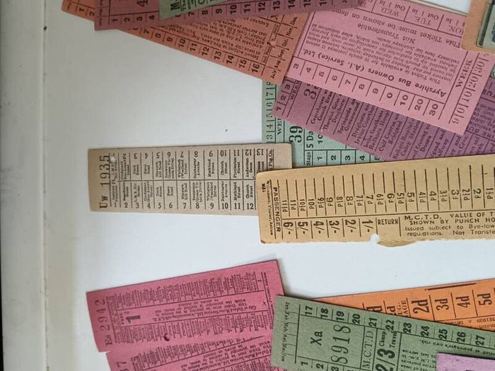 Vintage Transportation Ticket Collection