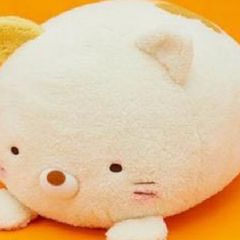 Sumikko Gurashi Cat Face Down Plushie XL Premium